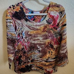 Magic Crush 3/4 sleeve Top Blouse